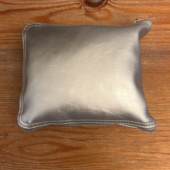 Nordstrom Tote Bag NWT Cityscape Silver Travel Fold Zip Up Packable Reusable - Picture 6 of 16